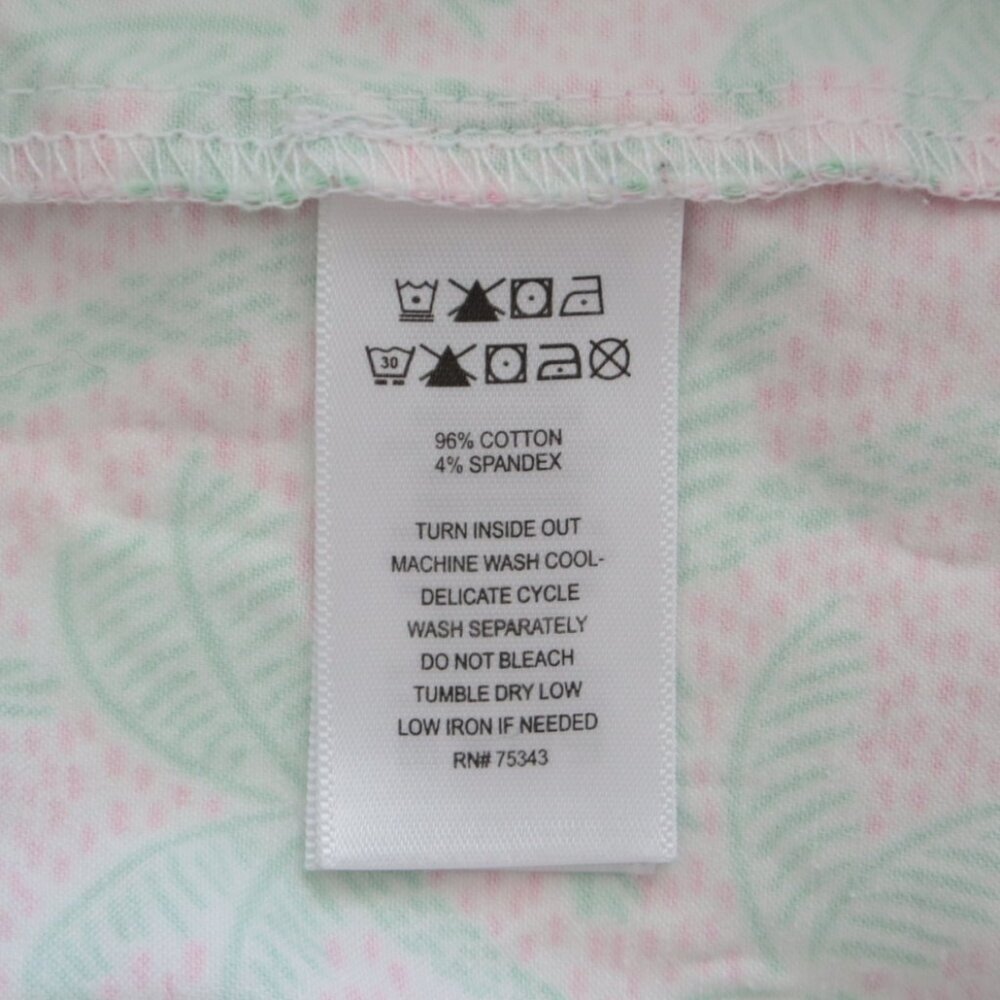 C&C California Pink & Mint Palm Print Shift Dress - Picture 5 of 6